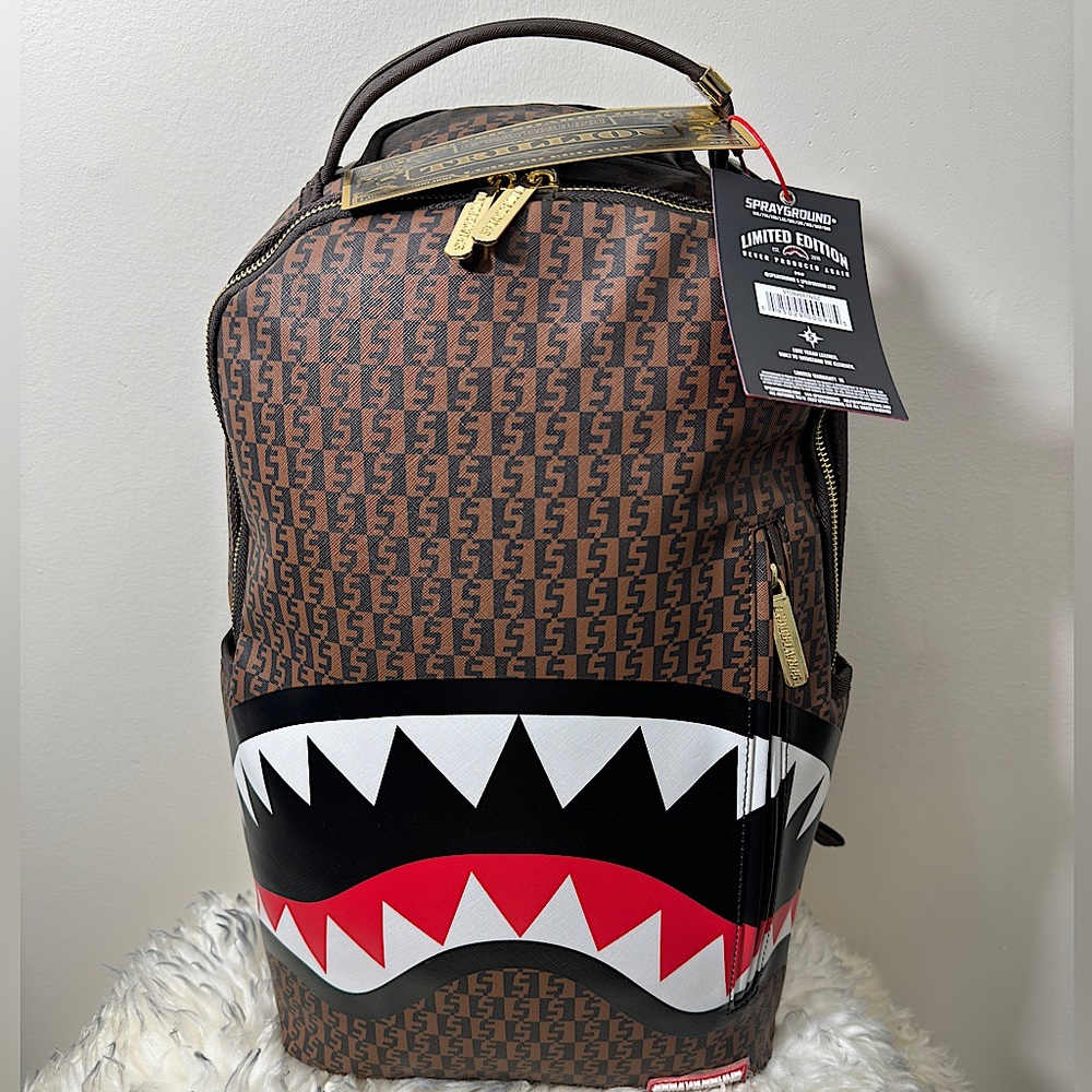 SPRAYGROUND CASHIN CHECKS BACKPACK (DLXV) LIMITED EDITION SOLD OUT *NWT*